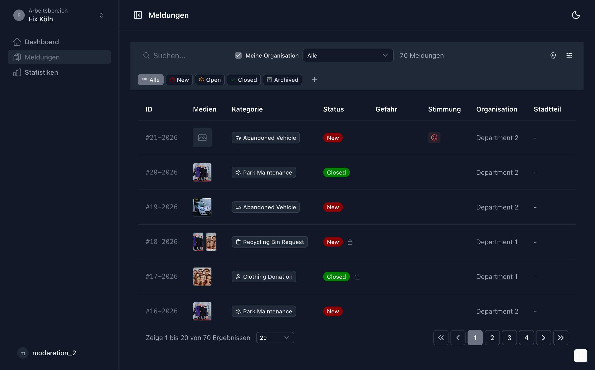 Mängelmelder-Software für Kommunen